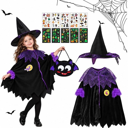 Halloween hexenkostüm kinder - hexenkostüm,